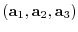 $({\bf a}_{1},{\bf a}_{2},{\bf a}_{3})$