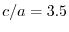 $c/a=3.5$