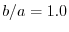 $b/a=1.0$