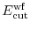 $E_{\rm cut}^{\rm wf}$