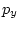 $p_{y}$
