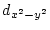 $d_{x^{2}-y^{2}}$