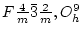 $F \frac{4}{m} \bar{3} \frac{2}{m}, O_{h}^{9}$